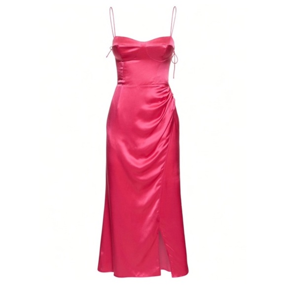 Reformation Marguerite Silk Dress - Picture 3 of 9